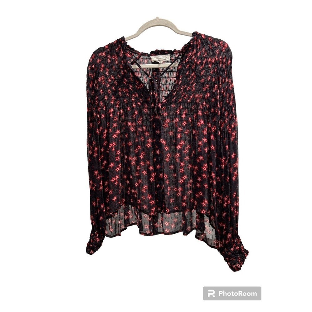 Anthropology size 4  temperley sheer blouse